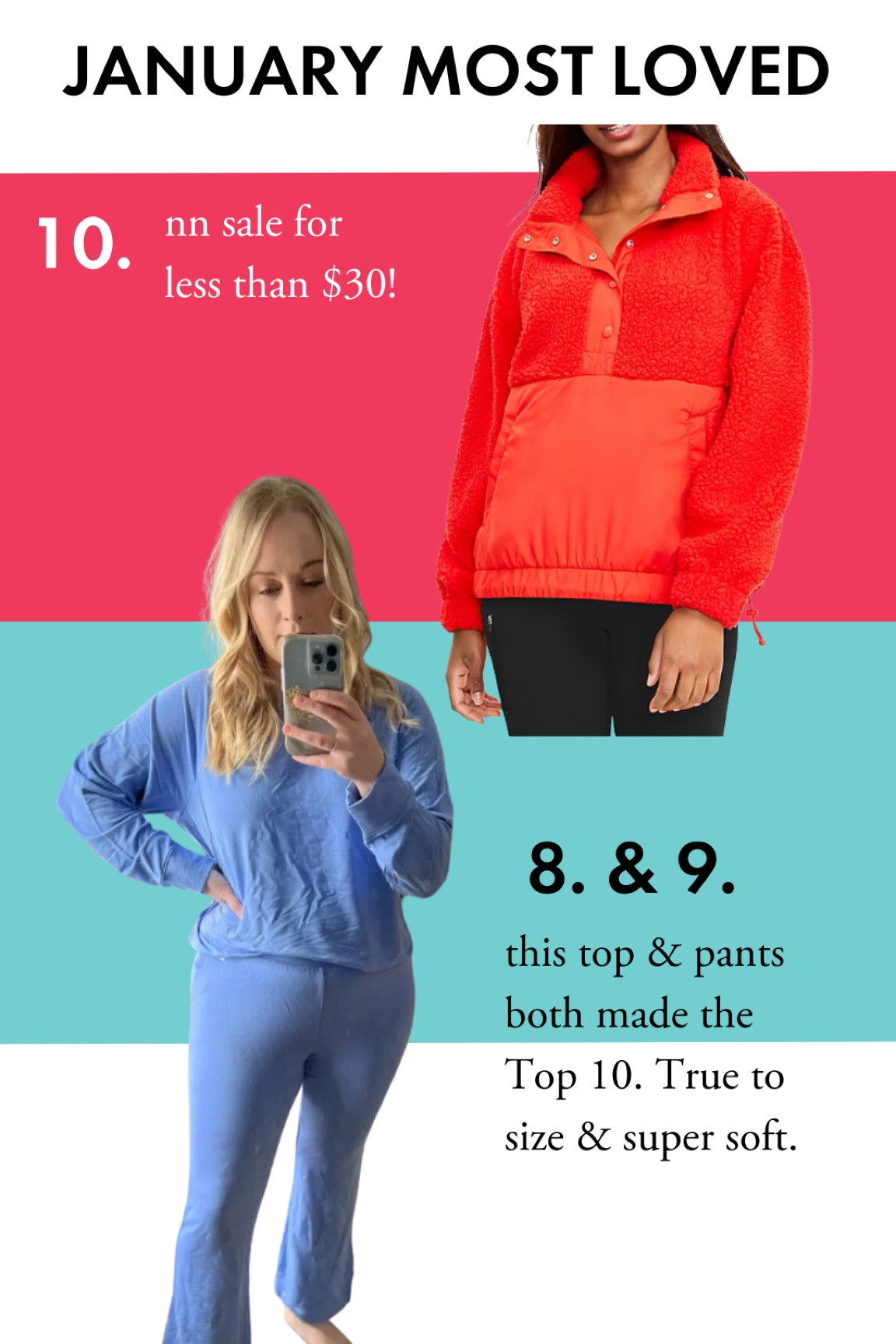 Rounding up my January favorites. Loungewear | Sherpa | Hoc Spring | #hocspring 