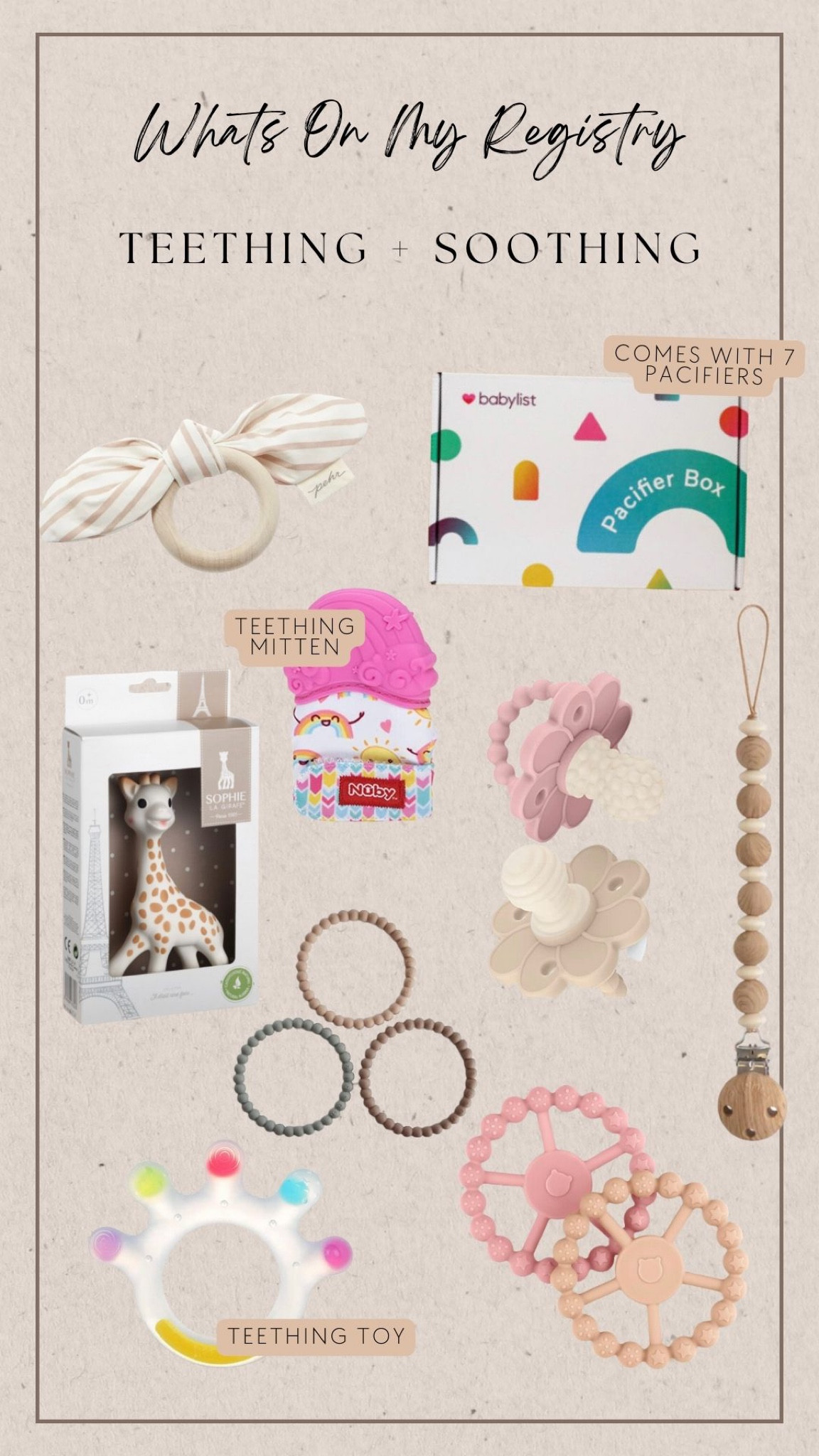 What’s on my baby registry! 