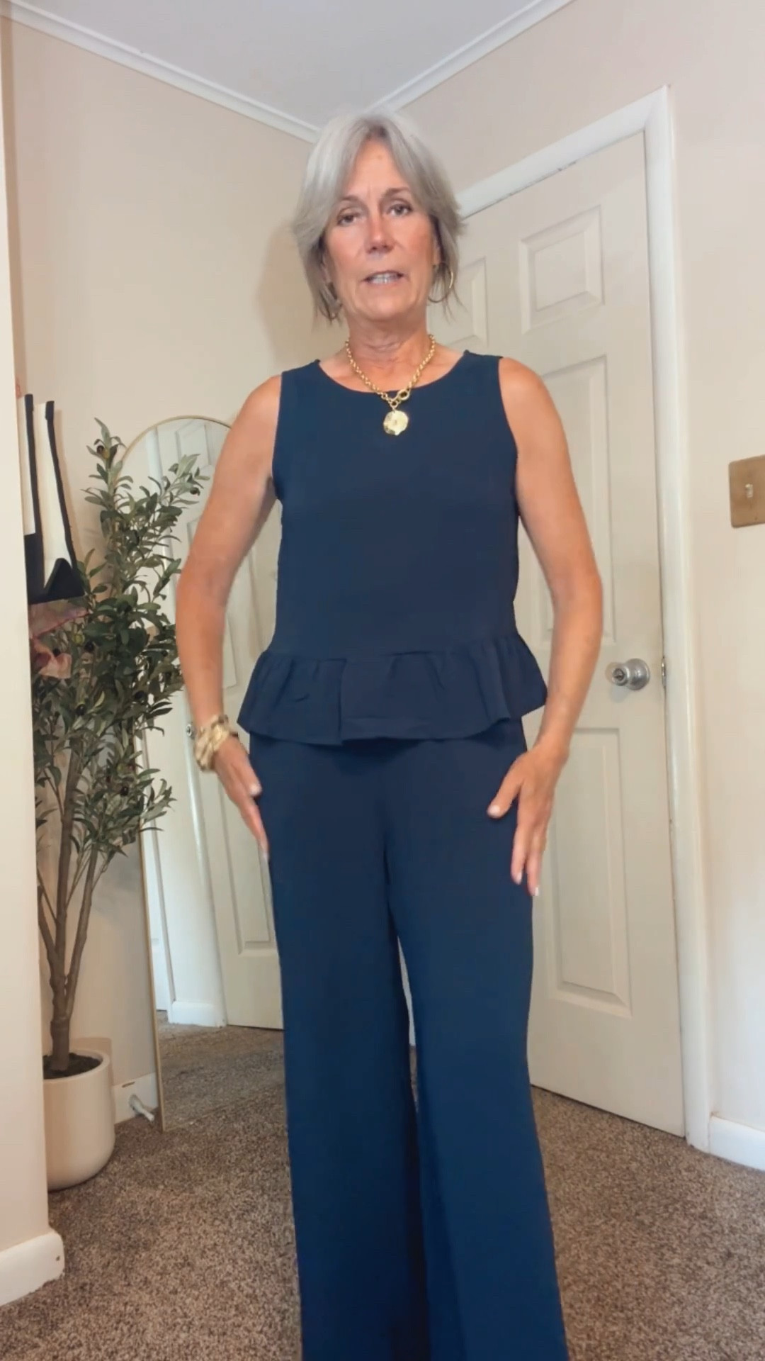 This is such a versatile set!  You can wear it together or as separates. I wore it to our 43rd anniversary dinner and got a ton of compliments on it!

I am wearing a small for reference and I tagged a few color options for you  

#LTKSeasonal #LTKootd #LTKOver40