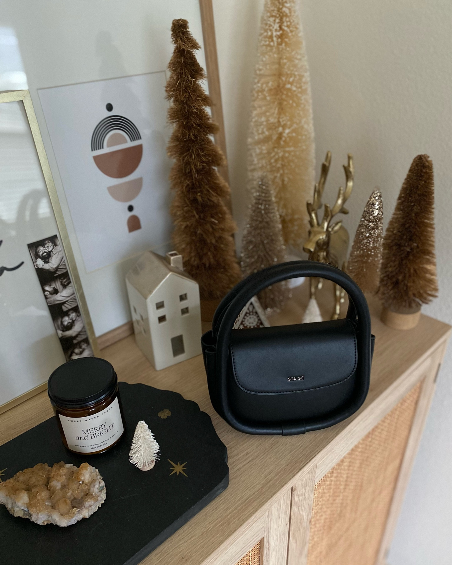 CUTIE MINI PURSE 🖤 It doesn’t get cuter and more affordable than this! I’ll be pairing with my winter coats and boots - looks designer and adds class + style instantly to your outfit !!

#LTKStyleTip #LTKFindsUnder50 #LTKFindsUnder100