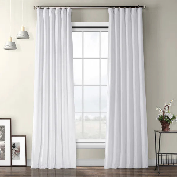 Heritage Red Barrel Plush Velvet Room Darkening Thermal Single Curtain Panel | Wayfair North America