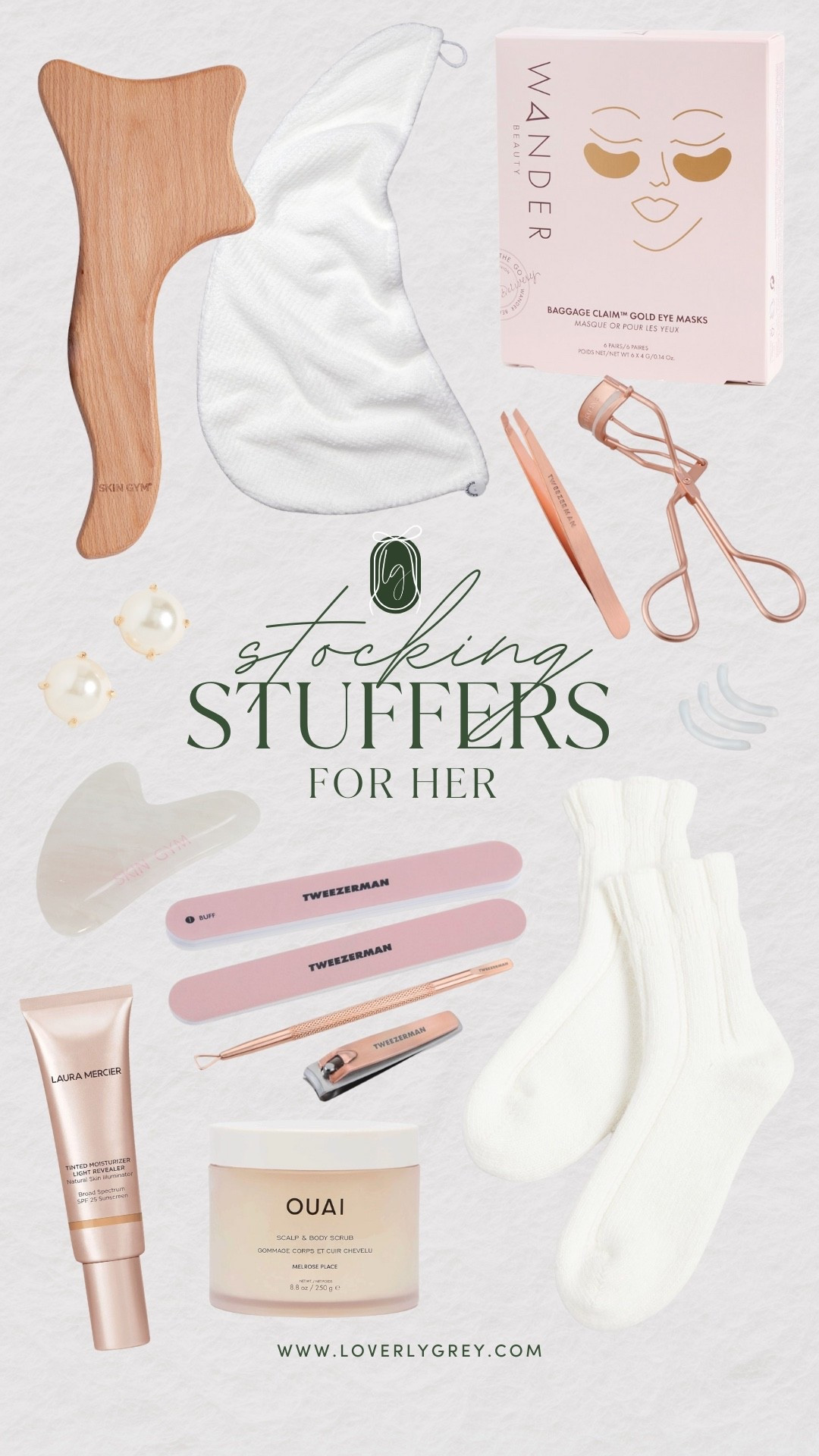 Some stocking stuffer ideas for her this holiday season! If she loves beauty finds, several of these would be perfect!

Loverly Grey, beauty gifts, stocking stuffers for her, gift ideas, friend gift ideas, self care gifts 

#LTKGiftGuide #LTKHoliday