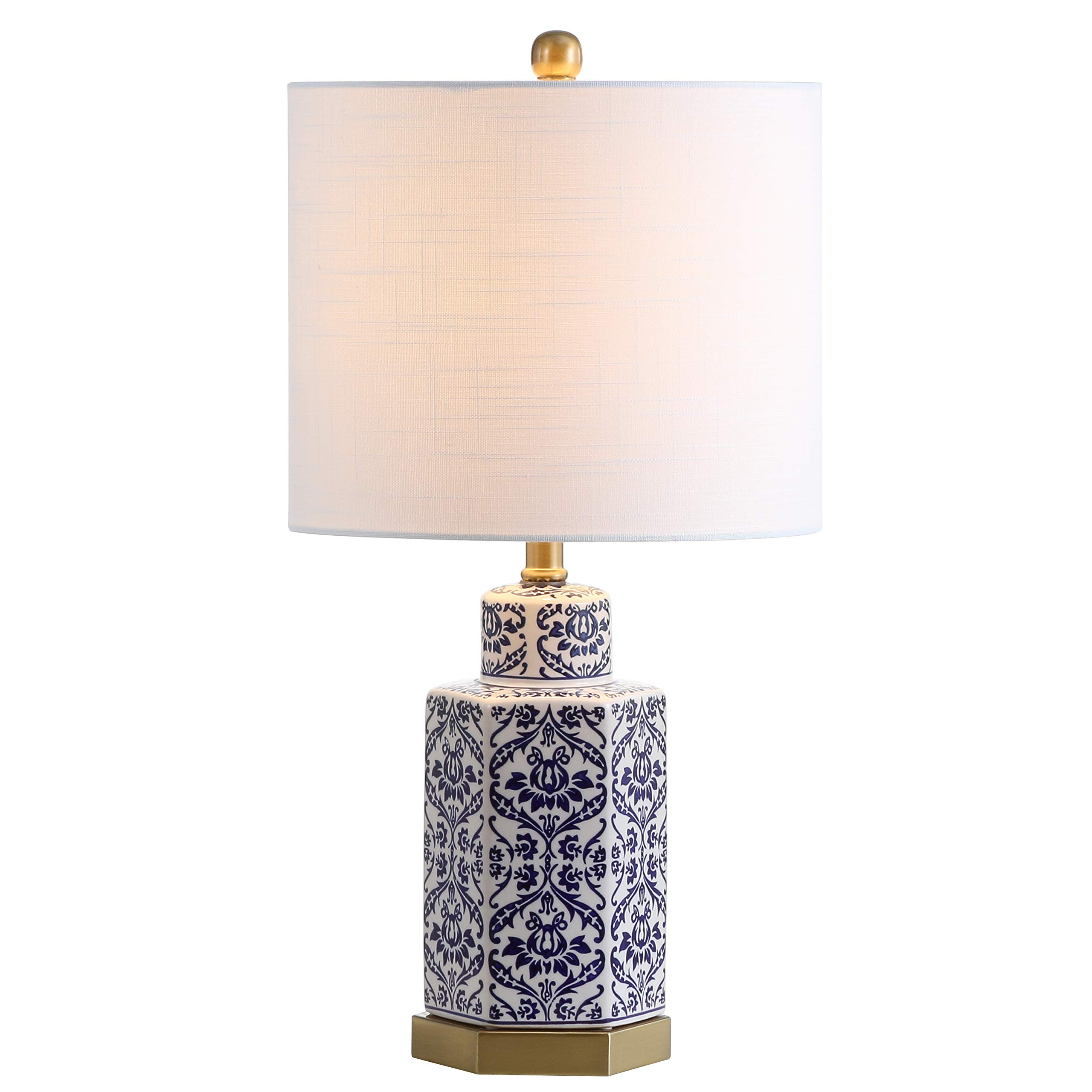 JONATHAN Y JYL3050A Diana LED Table Lamp Blue/White | Amazon (US)