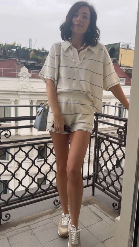 vacation outfit, short set, summer outfit, travel outfit, neutral outfit, sunglasses, summer handbag, casual chic outfit 

#LTKSeasonal #LTKFindsUnder100 #LTKStyleTip