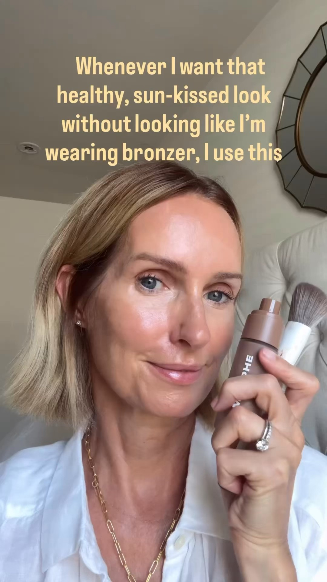 My kind of Bronzer for mature skin 🤎 @morphebrushes Complexion Boost Peptide Bronzing Serum gives me that naturally sun-kissed look while still keeping my skin looking hydrated. #MorphePartner #Morphe #MorpheBrushes #MatureSkin #Over50Beauty

#LTKBeauty #LTKOver40