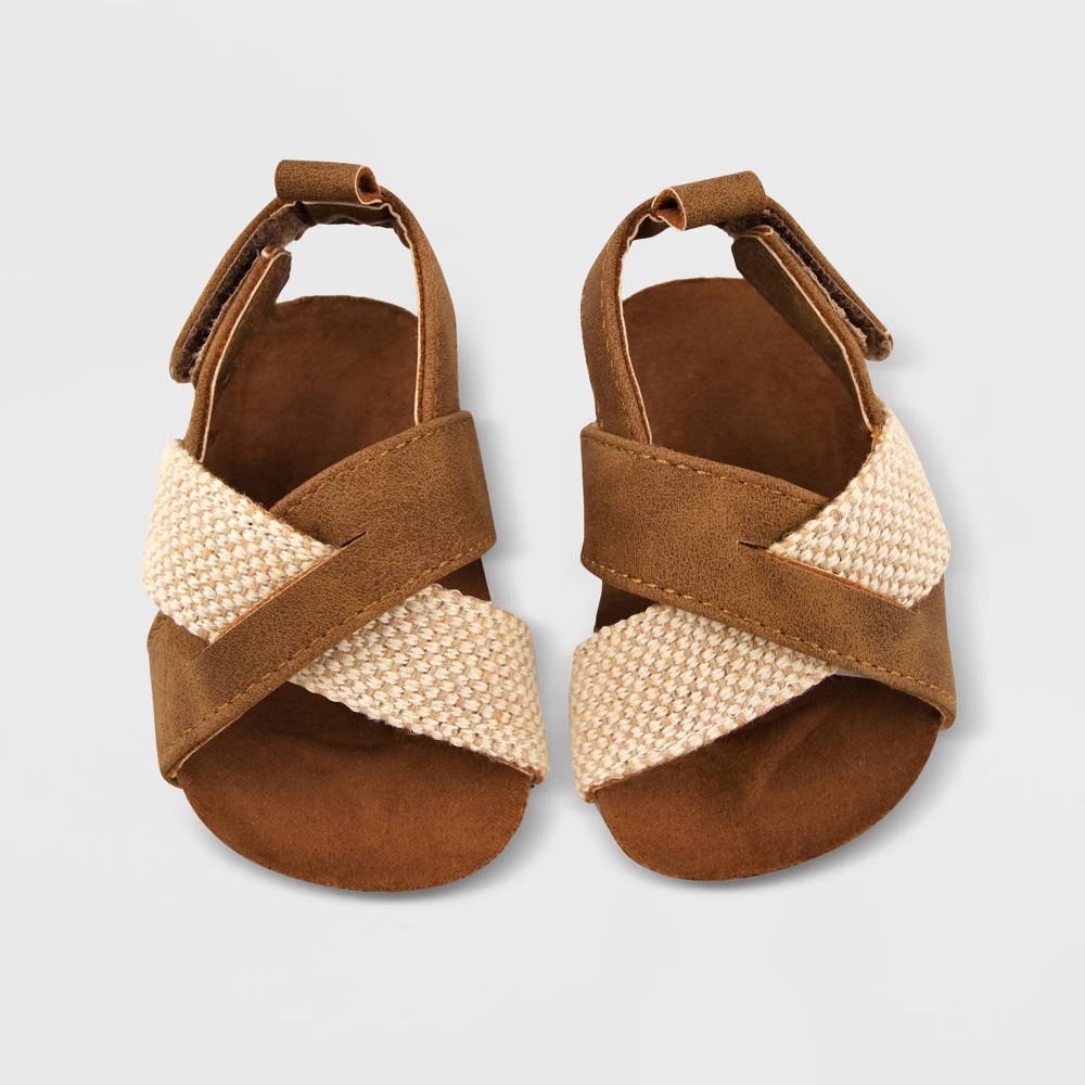 Baby Boys' Cross Top Sandals - Cat & Jack™ | Target
