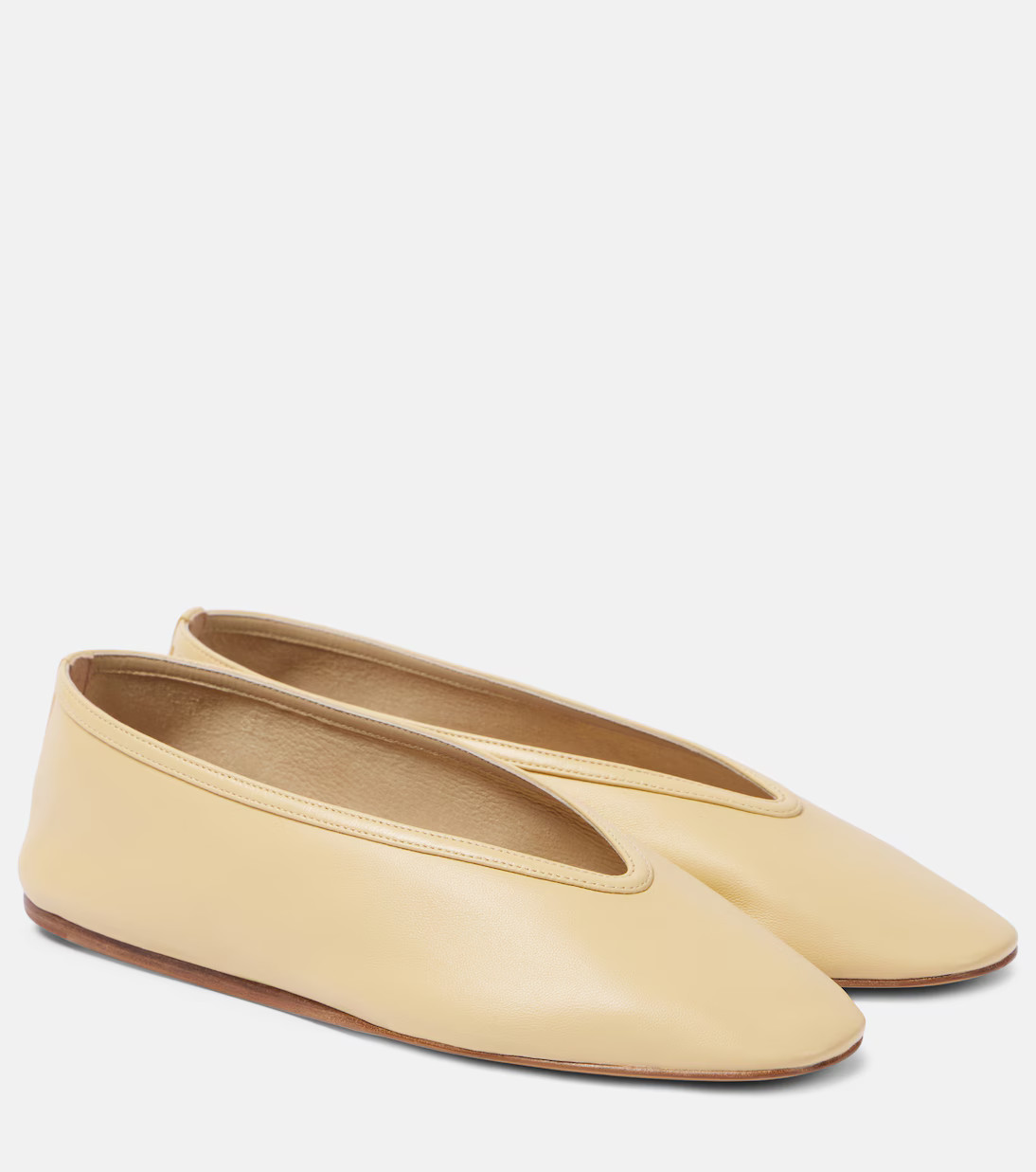 Luna leather ballet flats | Mytheresa (US/CA)