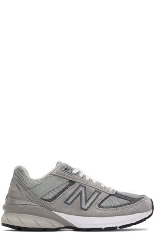 New Balance - Gray 990v5 Sneakers | SSENSE