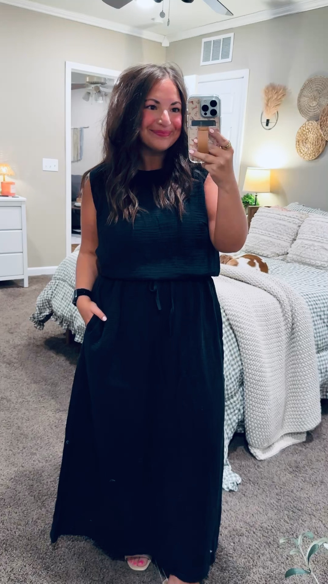 Light, airy, and made for sunshine days ☀️ This gauzy two-piece set is one of those effortless outfits that feels as good as it looks. Wear it together for an easy, put-together moment or mix and match for endless summer looks 🤍

sandals: fit true to size // wearing a 5
set: fits oversized // wearing a large (fits like an XL) 

 #LTKootd #LTKMidsize #LTKWorkwear