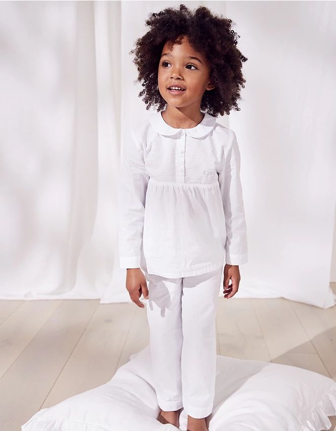 Classic Stripe Pyjamas (1-12yrs) | The White Company (UK)