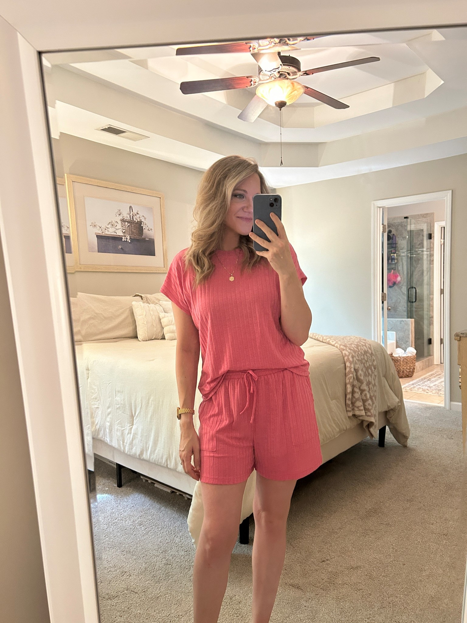 $14 matching Amazon set. Comes in 13 different colors. Size up for an oversized fit.

#LTKTravel #LTKSummerEdit #LTKFindsUnder50