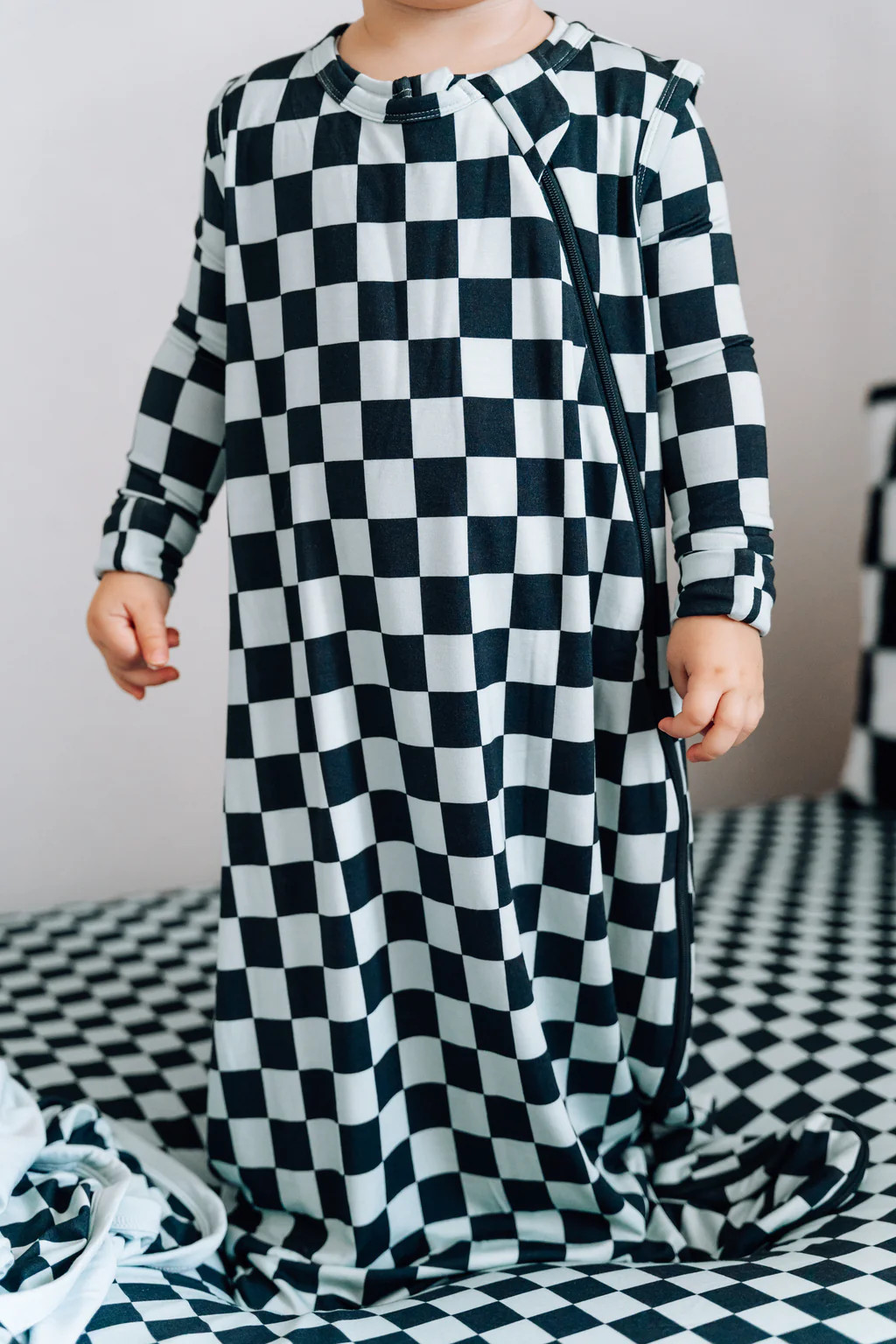 MIDNIGHT CHECKERS DREAM SLEEP SACK | Dream Big Little Co.