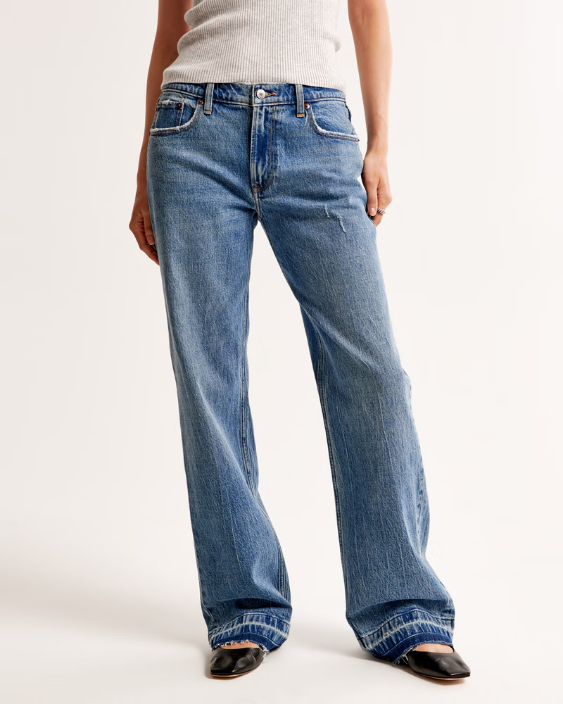 Women's Low Rise Baggy Jean | Women's Bottoms | Abercrombie.com | Abercrombie & Fitch (US)