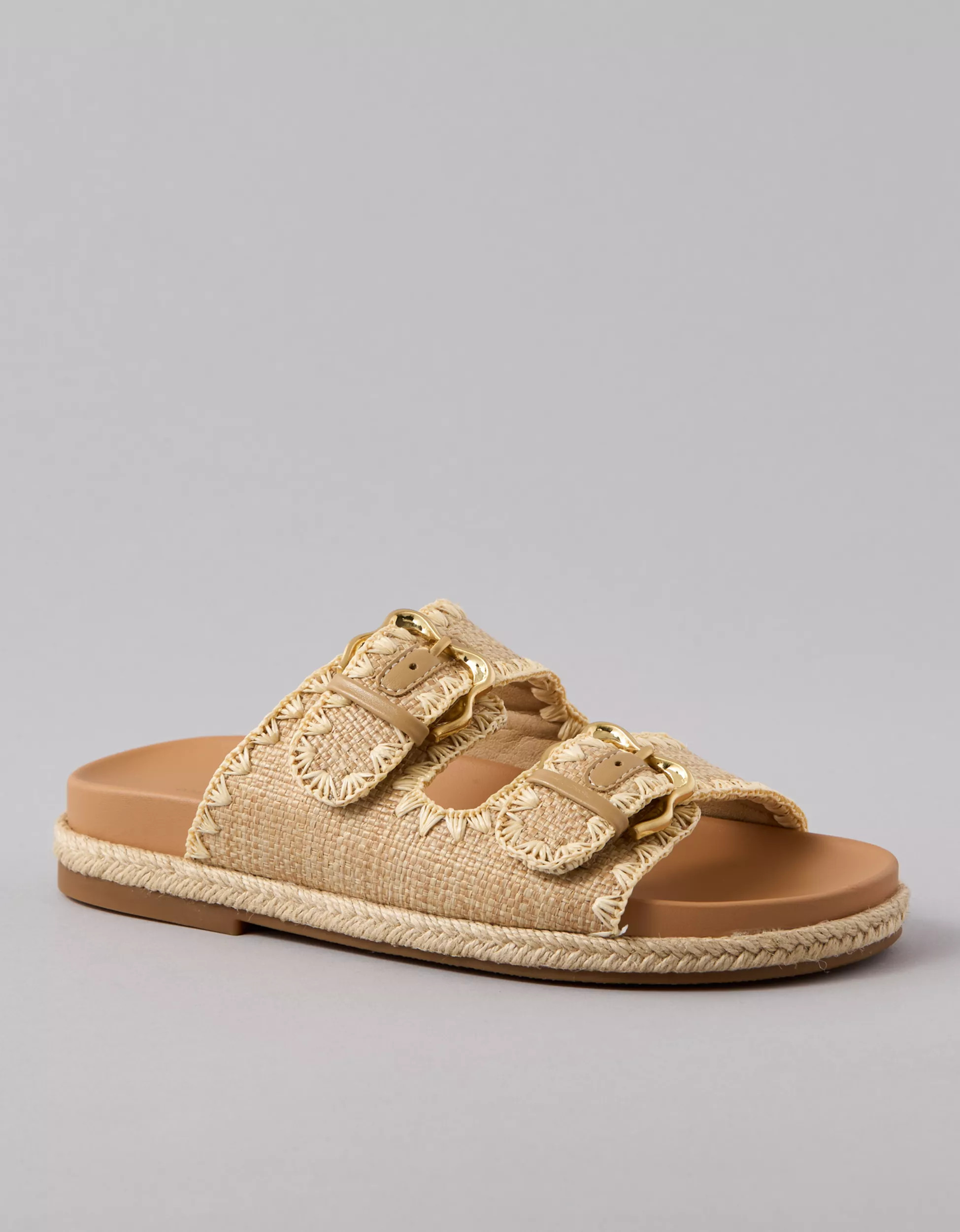 AE Stitched Slide Sandal | American Eagle Outfitters (US & CA)