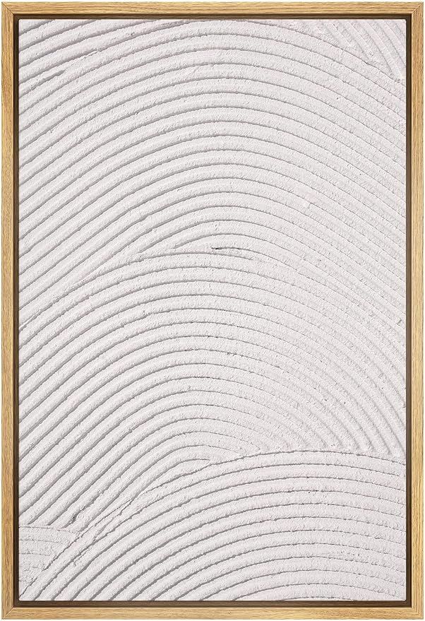 SIGNWIN Framed Canvas Print Wall Art Geometric Granite Marble Landscape Abstract Shapes Illustrat... | Amazon (US)
