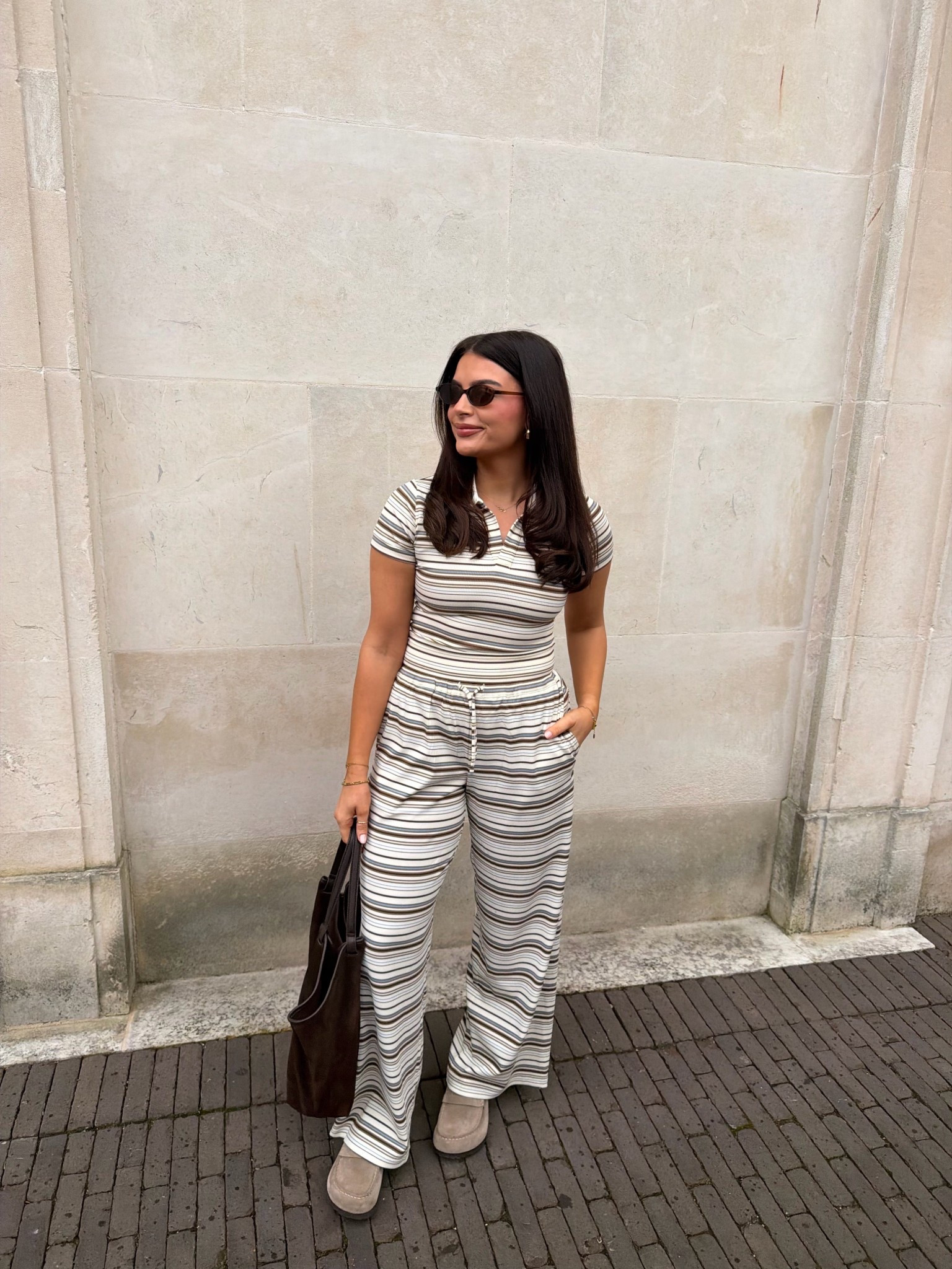 Stripey co ord for spring 🤎

Causal outfit, stripes, set, causal outfit, outfit inspiration, comfy coord 

#LTKspringtrends #LTKootd