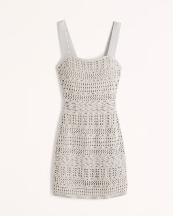 Women's Crochet Mini Dress | Women's Clearance | Abercrombie.com | Abercrombie & Fitch (US)