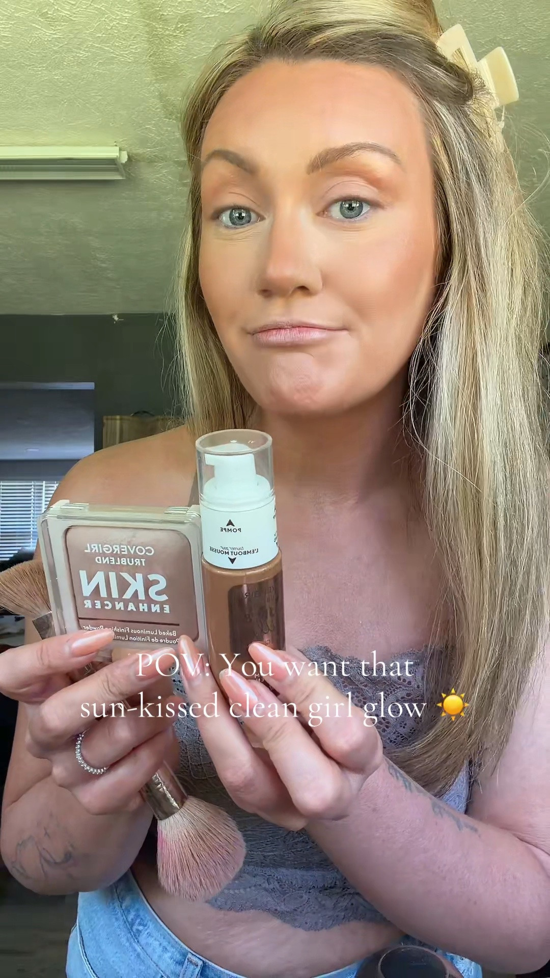 If you’ve been wondering why my makeup has looked a little extra glowy lately… it’s these baddies from covergirl!🤎✨

I’ve worn this combo almost every day since opening it. It’s lightweight, easy to use, and gives that effortless “I just got back from vacation” glow.

Linked in my LTK. ☀️