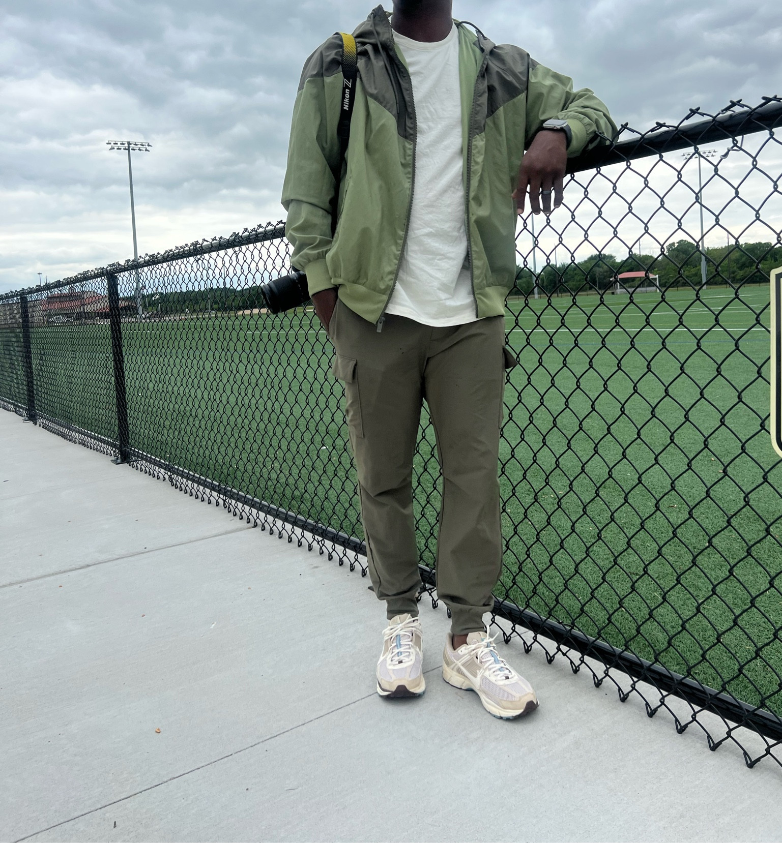 Nike green windbreaker, Nike  shoes, green Abercrombie joggers

#LTKsalealert #LTKshoecrush #LTKmens