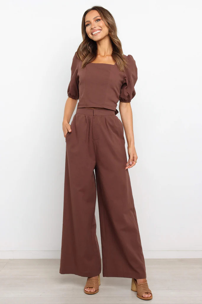 Rizo Pants - Chocolate - Brown | Petal & Pup (AU)