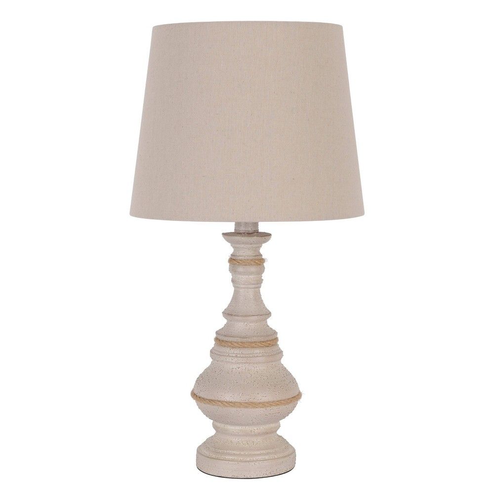 French Country Resin Table Lamp White Wash - Decor Therapy | Target