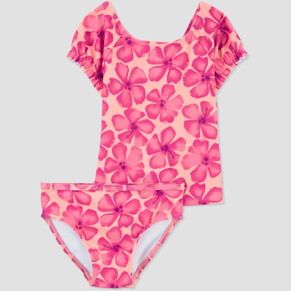 Carter's Just One You®️ Baby Girls' Short Sleeve Tankini Set - Pink 18M | Target