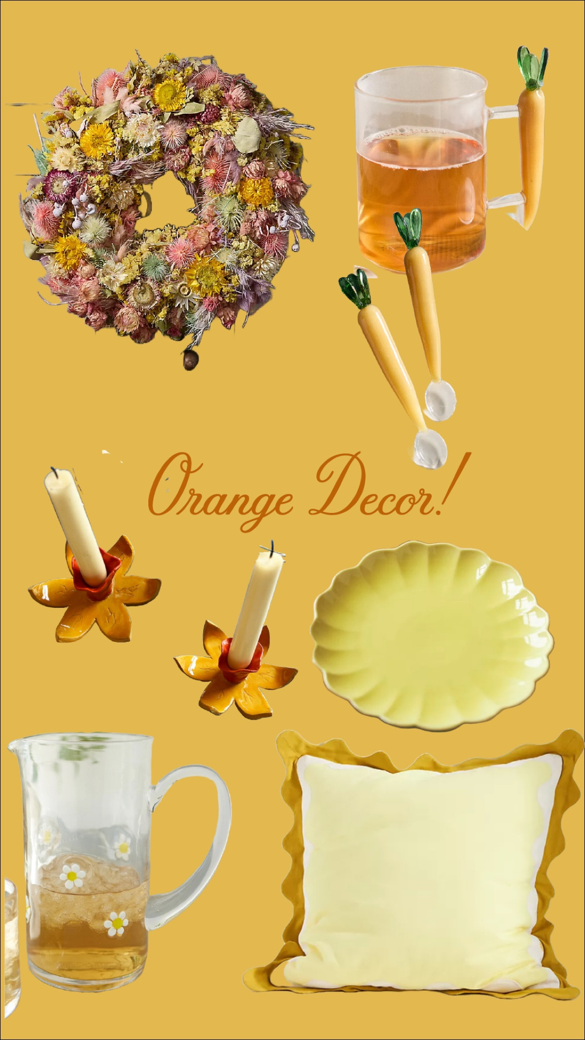 Yellow-Orange decor just in time for Spring + Easter ! 🍊🌻🌟🌼✨

#LTKhome #LTKSpringSale #LTKfindsunder100