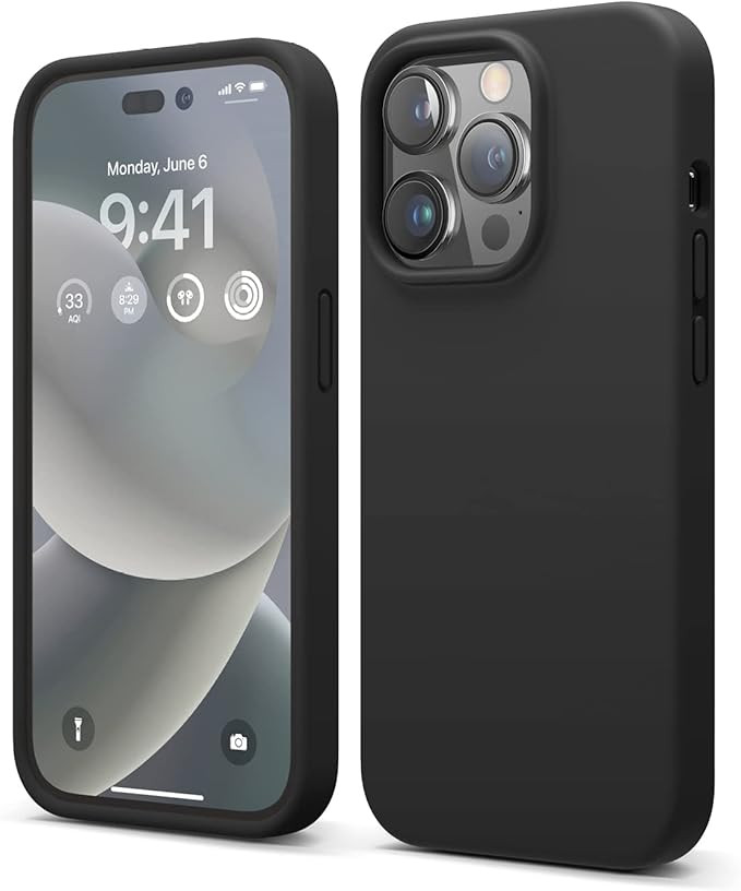 elago Compatible with iPhone 14 Pro Case, Liquid Silicone Case, Full Body Protective Cover, Shock... | Amazon (US)