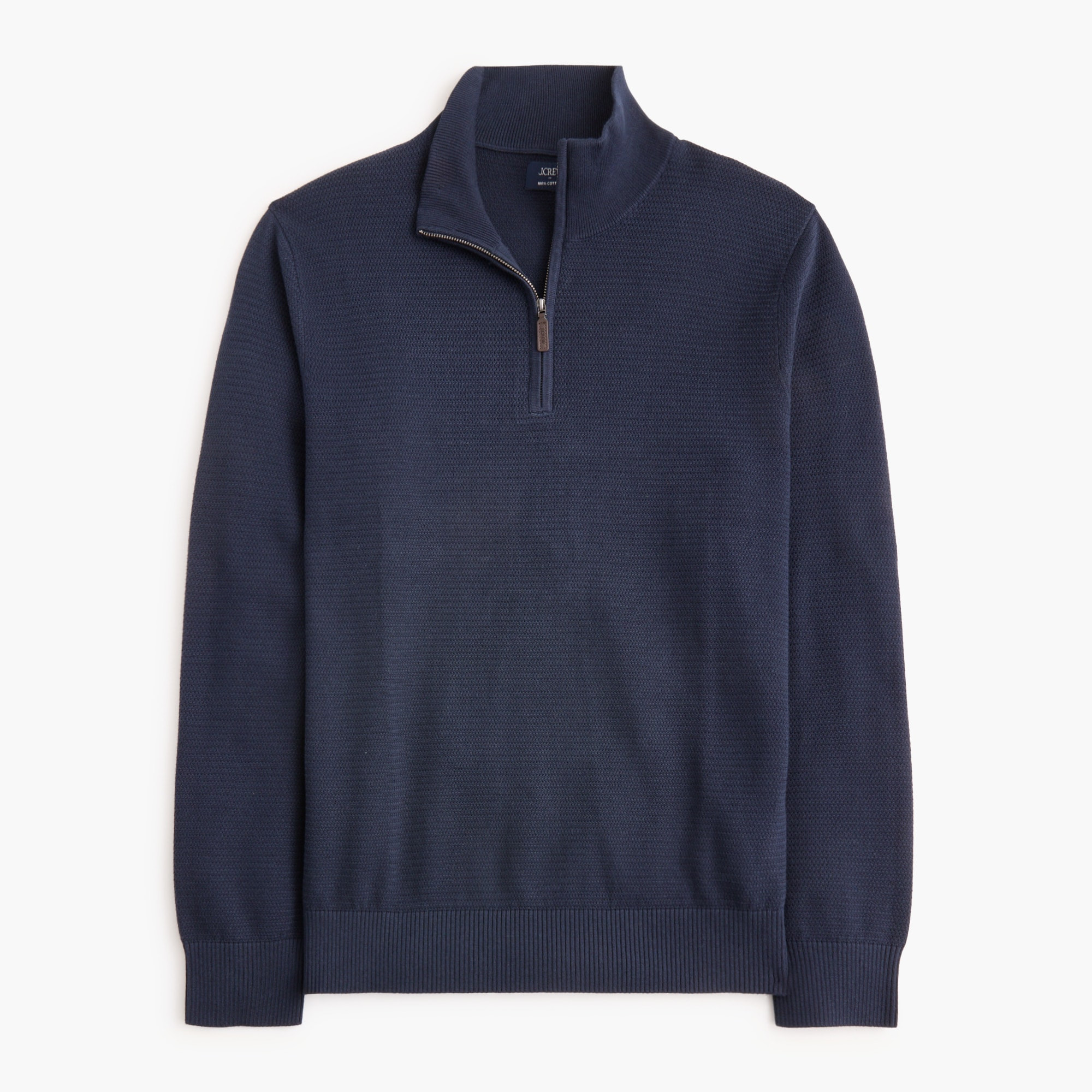 100% cotton cable-knit sweater-polo | J.Crew Factory