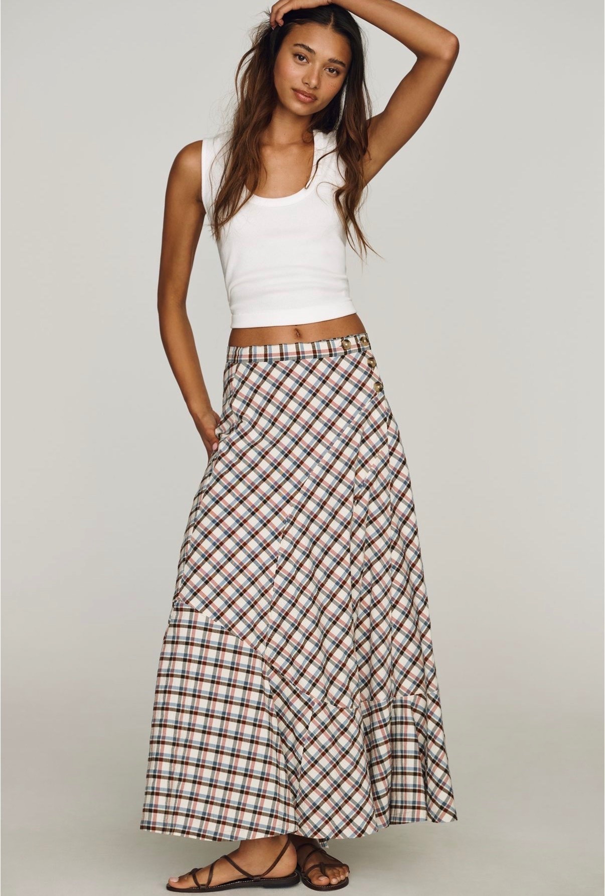 By Anthropologie Seamed Plaid Wrap Maxi Skirt

Cute Summer skirt

#LTKgrwm #LTKootd