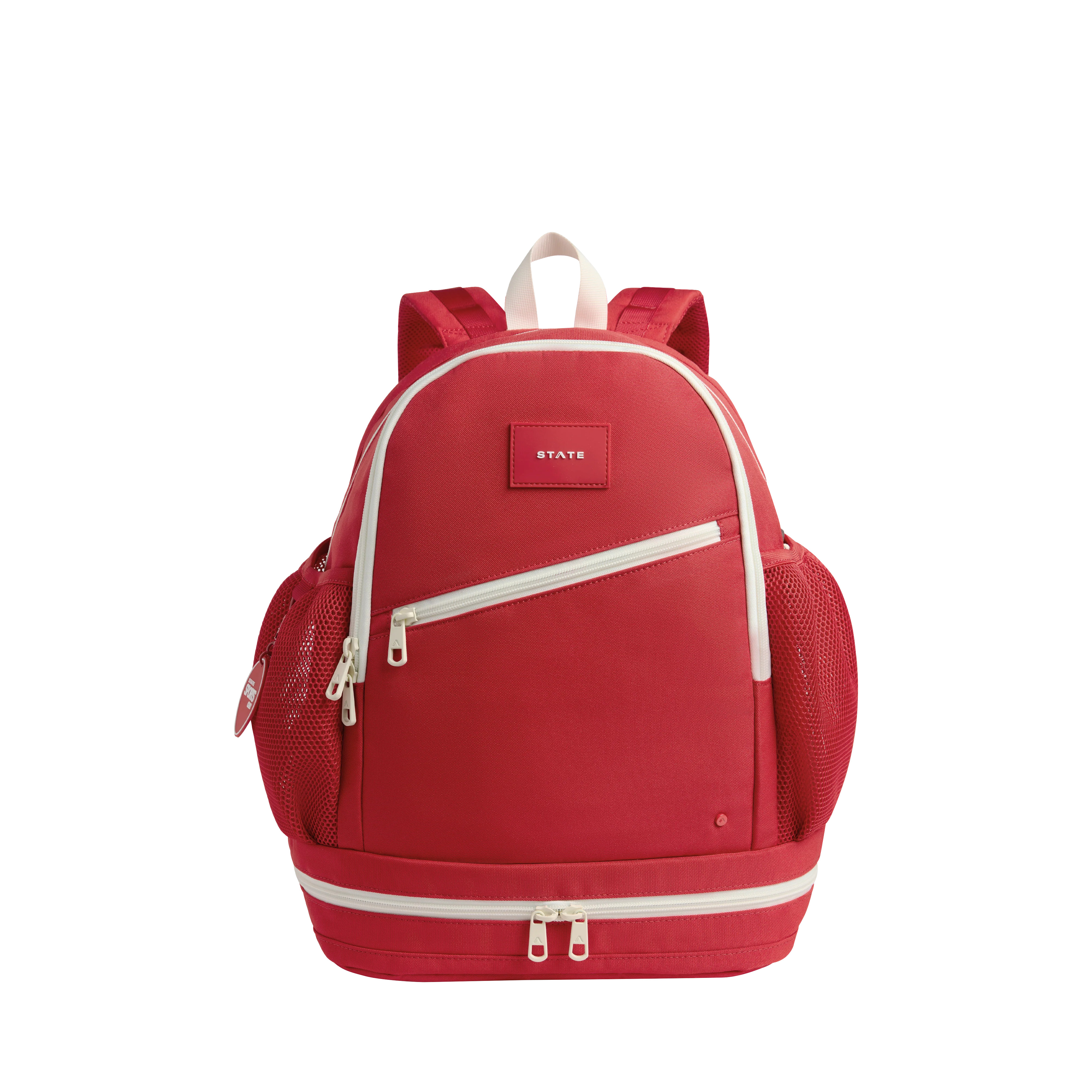 STATE Bags | Ozzie Ball Backpack Red | STATE Bags