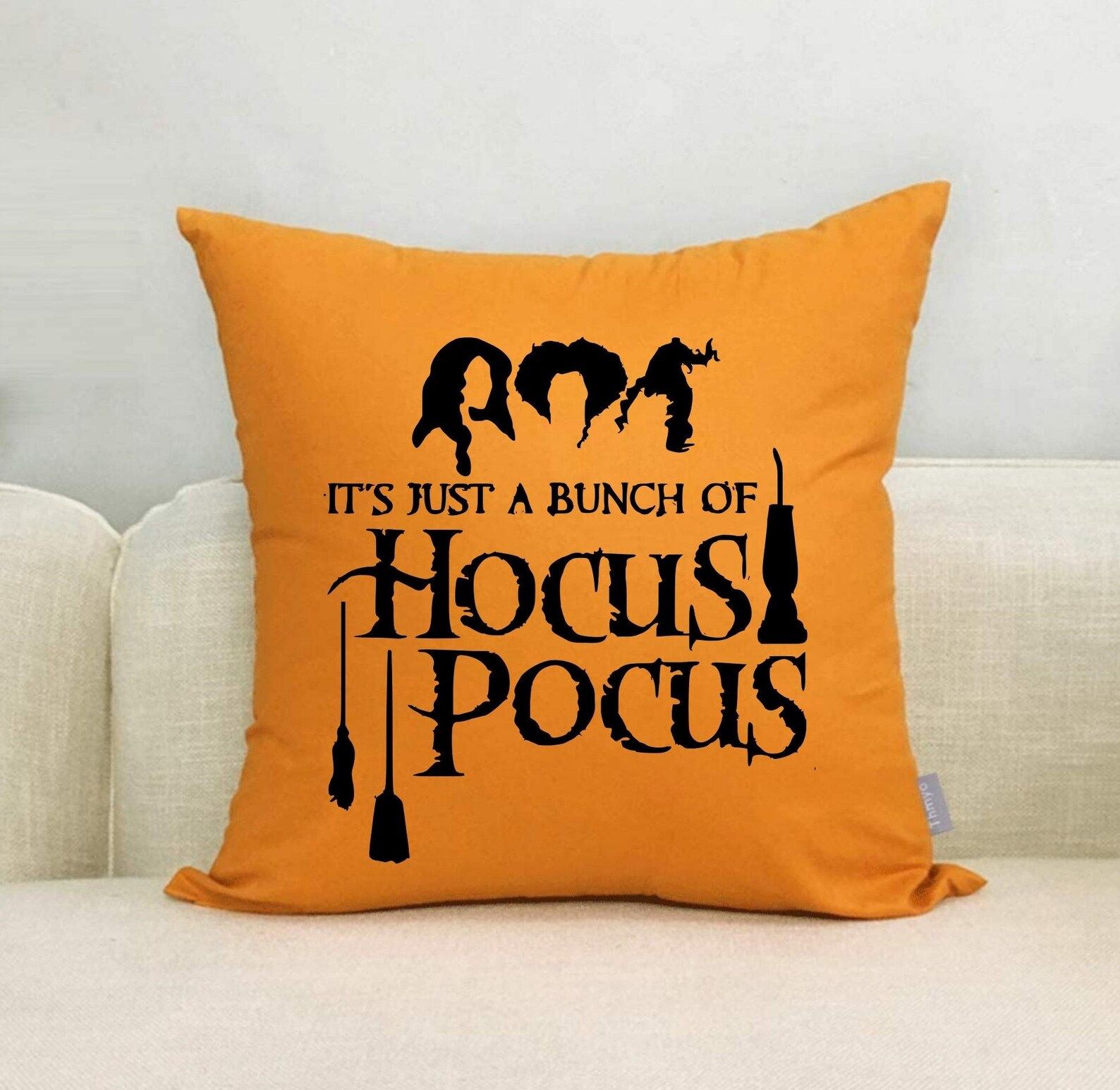 It's just a bunch of Hocus Pocus Orange Pillow Cover  | Etsy | Etsy (US)
