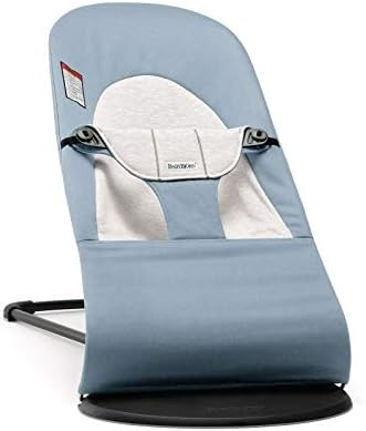 BABYBJÖRN Bouncer Balance Soft, Cotton/Jersey, Blue/Gray | Amazon (US)