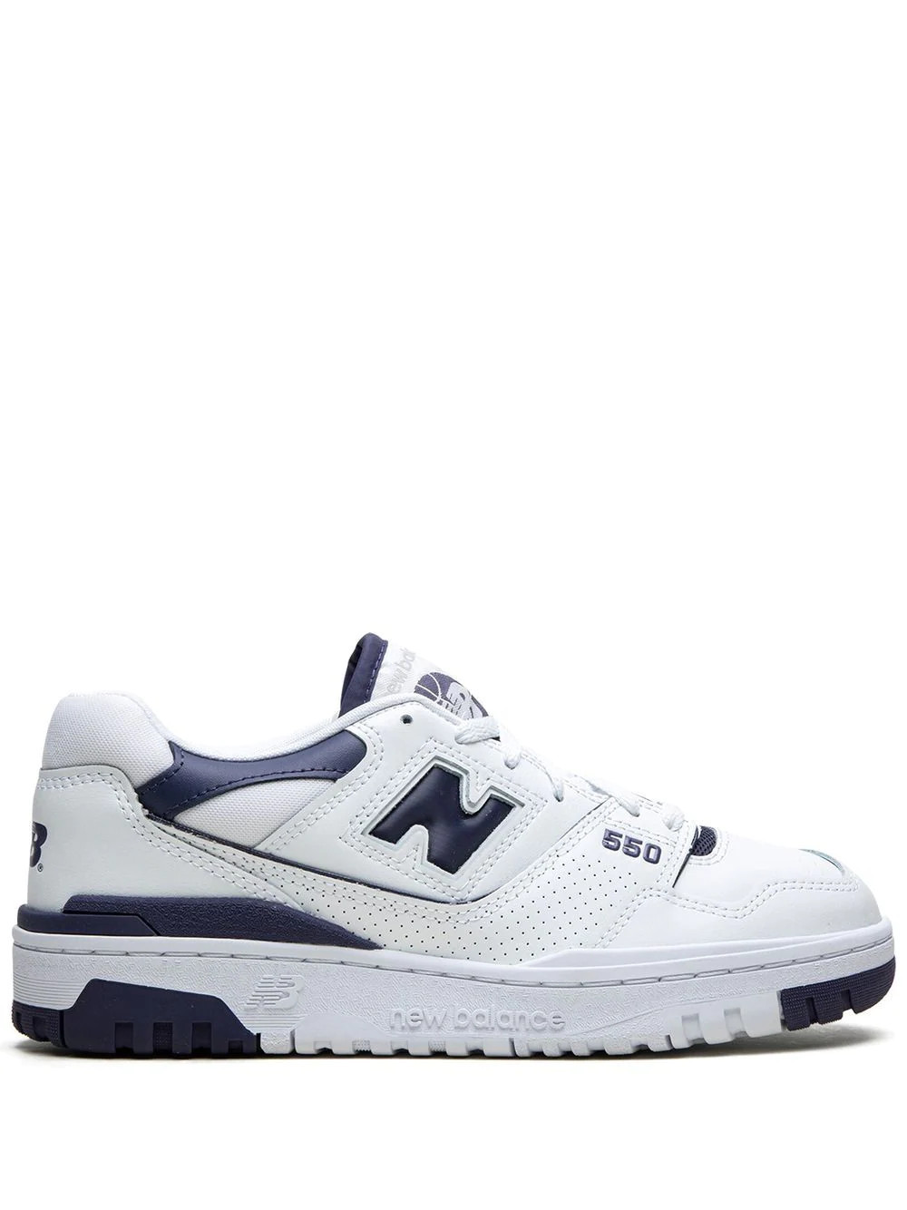 550 "White/Navy" sneakers | Farfetch Global