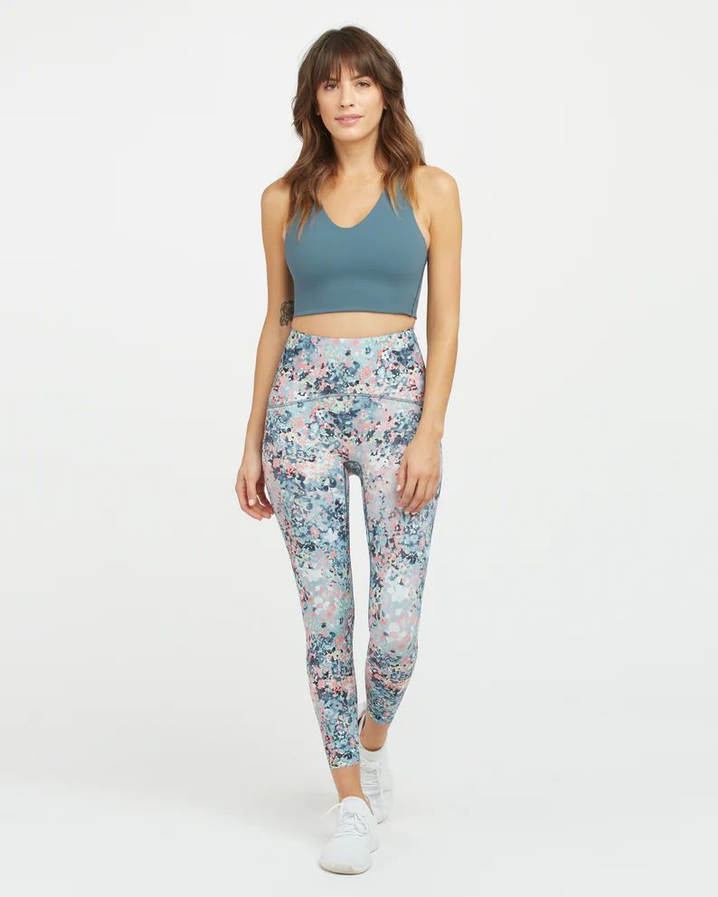 Booty Boost® Active Splatter Floral 7/8 Leggings | Spanx