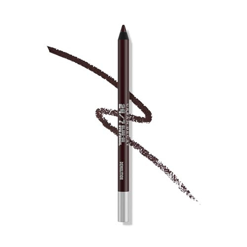 URBAN DECAY 24/7 Glide-On Waterproof Eyeliner Pencil (Demolition - Deep Brown Matte) - Smudge-Proof, Transfer-Proof, Smooth No-Tug Formula, Hydrating Vitamin E & Jojoba Oil - 0.04 Oz | Amazon (US)