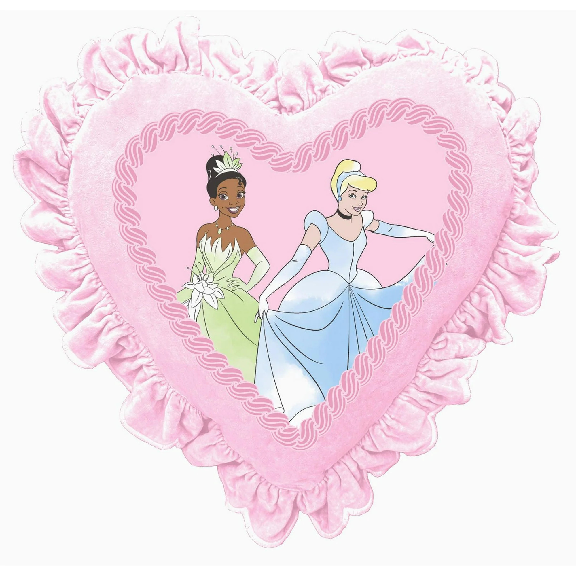 Disney Princess Kids Heart Shaped Décor Pillow, 16" Pink Heart | Walmart (CA)
