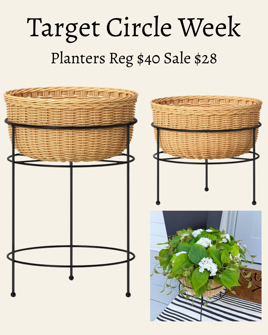 Target circle week deal on outdoor planters 






Target home
Target finds 
Target deals 
Home decor
Spring decor
Front porch decor 


#LTKSaleAlert #LTKHome #LTKSeasonal