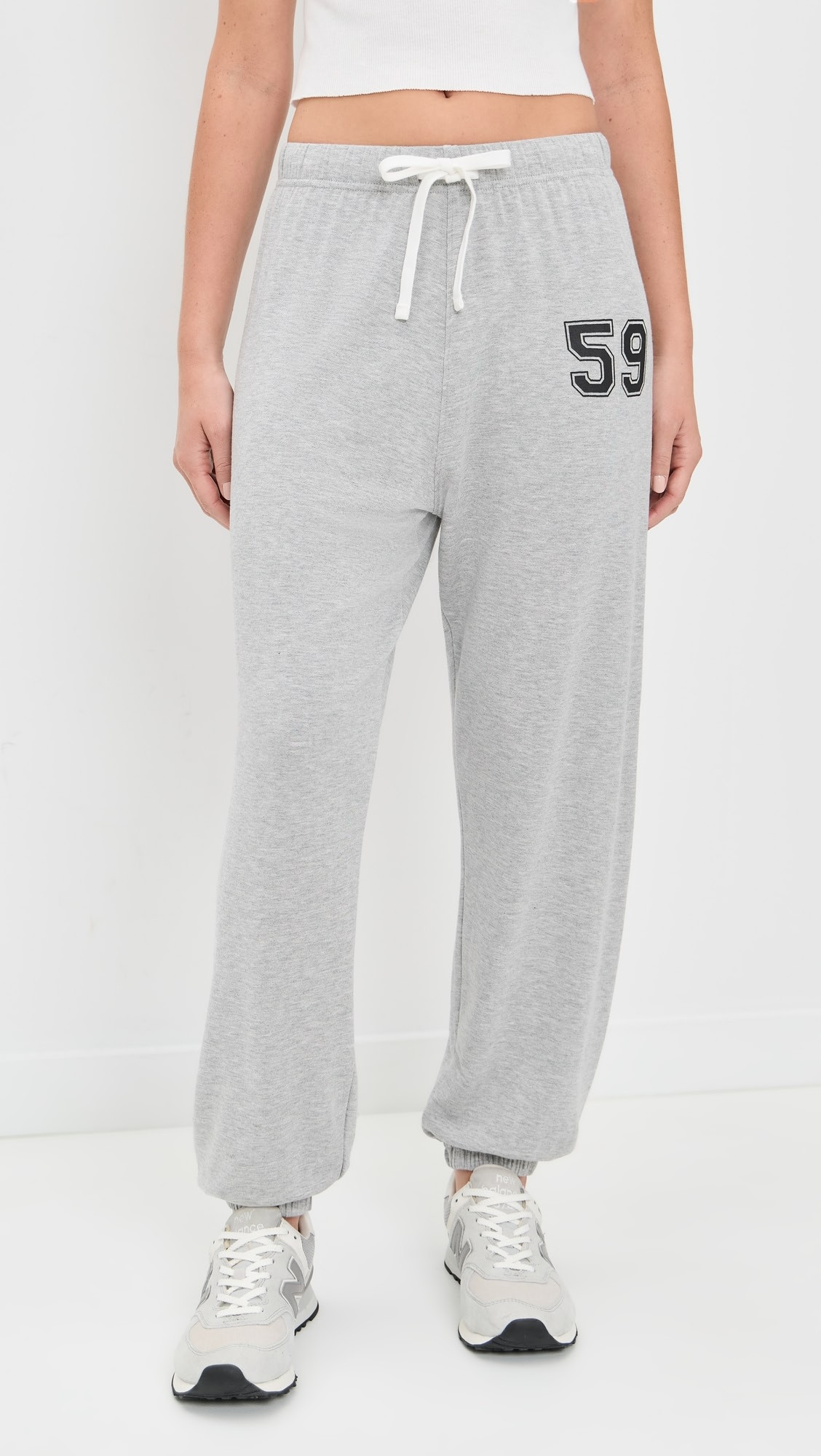Andie Oversized Fleece Varsity 59 Sweatpants | Shopbop