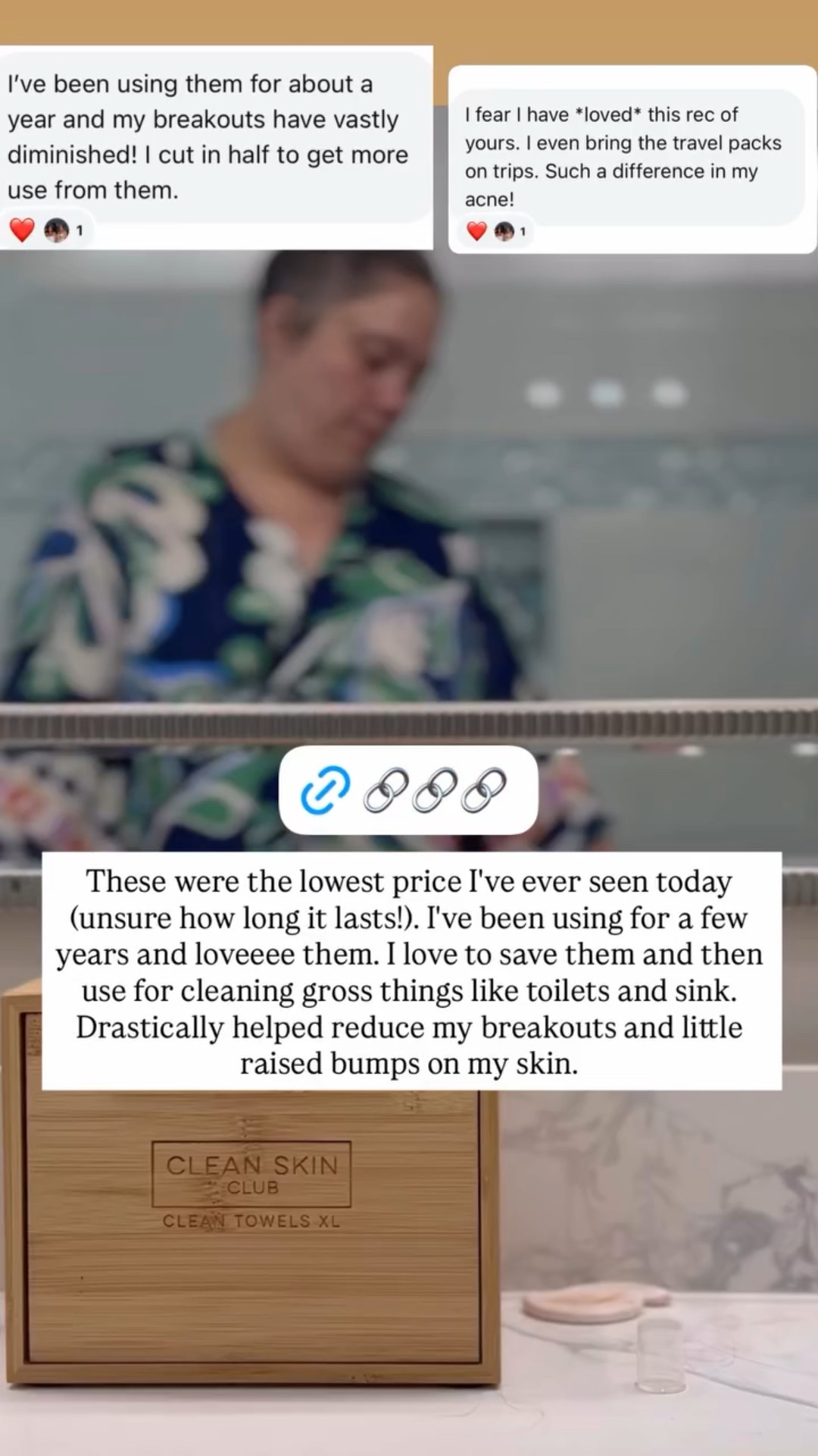 These were the lowest price I've ever seen today (unsure how long it lasts!). I've been using for a few years and loveeee them. I love to save them and then use for cleaning gross things like toilets and sink. Drastically helped reduce my breakouts and little raised bumps on my skin.

#LTKBeauty #LTKSaleAlert #LTKFindsUnder50