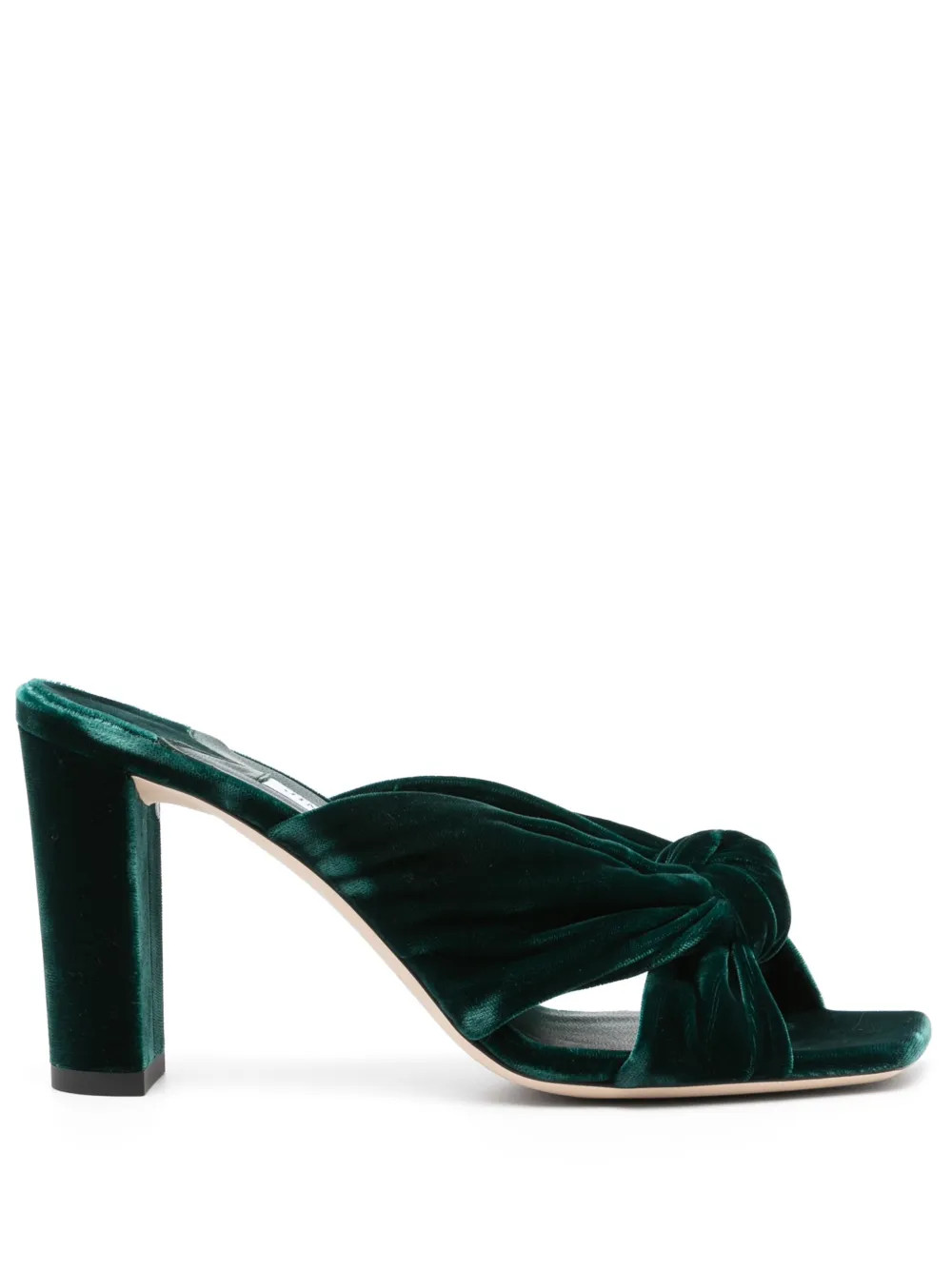 Jimmy Choo Avenue 85mm Velvet Mules  - Farfetch | Farfetch Global