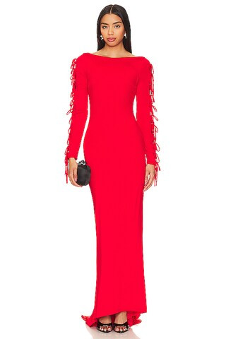 NBD Simone Gown in Bright Red from Revolve.com | Revolve Clothing (Global)