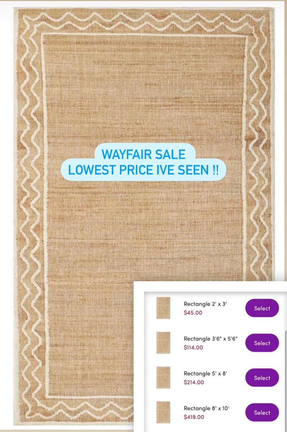This Erin Gates ripple rug is the lowest price I’ve seen and comes in large sizes too with Free Shipping !!
Now is the time to grab it if you’ve been eyeing it 
Rug
Sale wayfairsale 

#LTKstyletip #LTKhome
