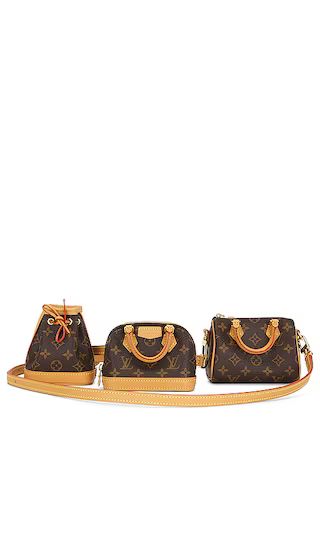 Louis Vuitton Monogram Trio Mini Icon Shoulder Bag in Brown | Revolve Clothing (Global)