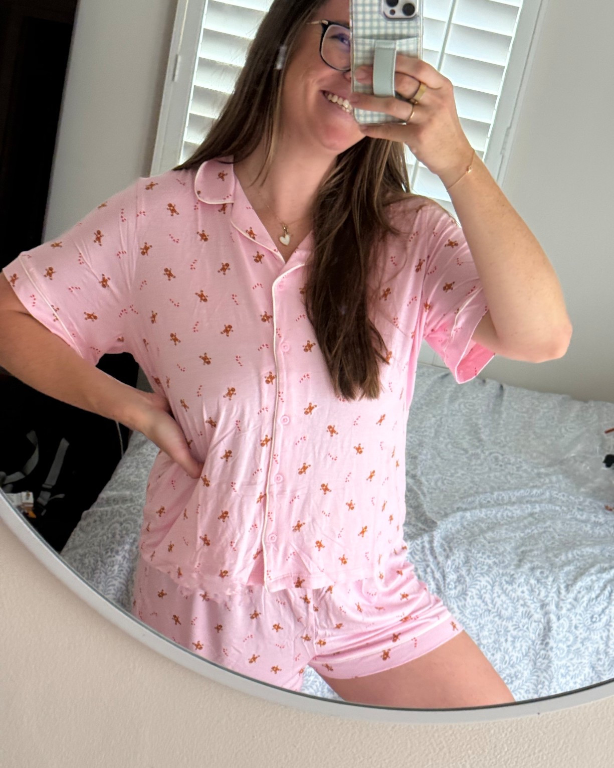Pink Gingerbread PJs have arrived 

#LTKSeasonal #LTKSaleAlert #LTKFindsUnder50