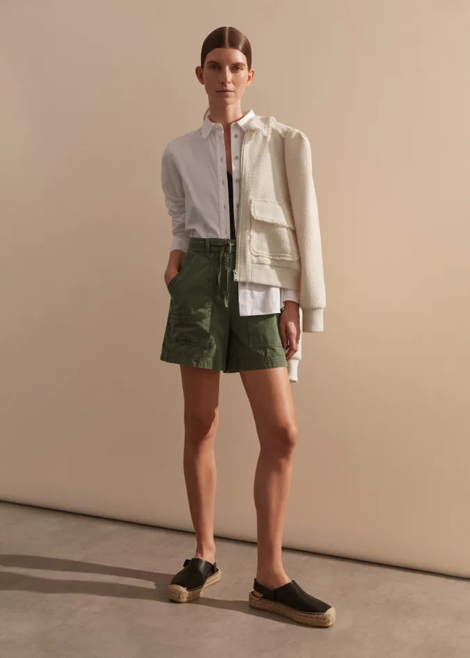 Oversized Patch Short + Tie | ME+EM US