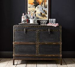 Ludlow Trunk Bar Cabinet (44.5") | Pottery Barn (US)