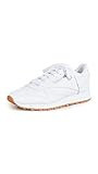 Reebok Classic Leather Sneakers for Women - Black or White Tennis Shoes Womens Size 5 to 12, Footwear White/Pure Grey3/Reebok Gum3, 9 | Amazon (US)