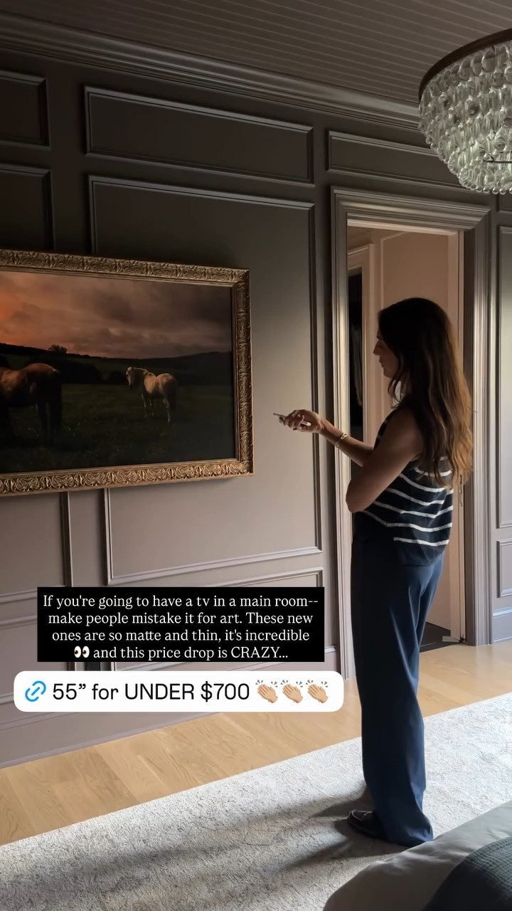 The Samsung Frame TV and the decorative frame around it are both on sale for Prime Day 

 #LTKHome #LTKSaleAlert