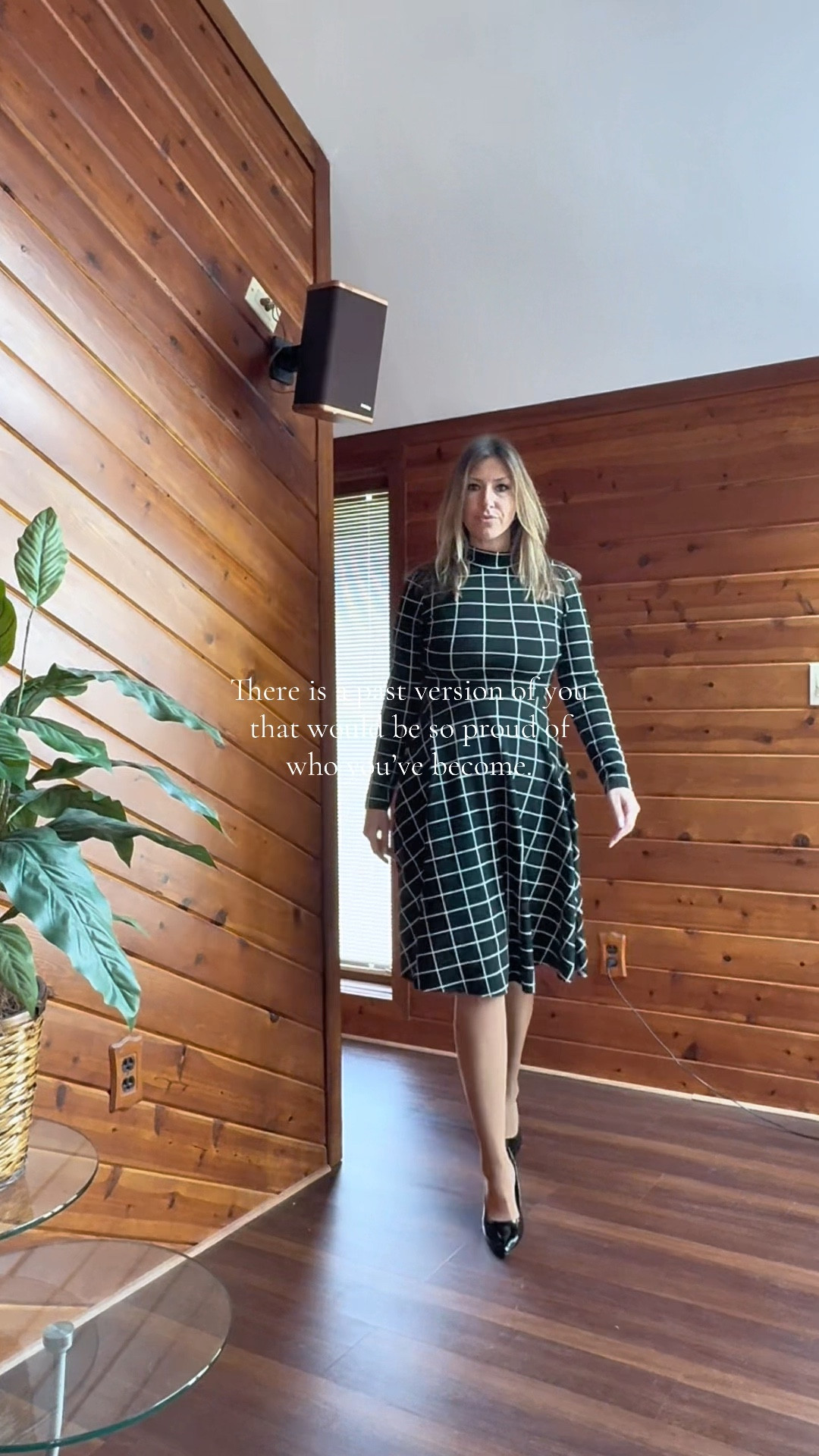 Grid plaid long sleeve modest casual office dress 🫶

#LTKootd #LTKMidsize #LTKWorkwear